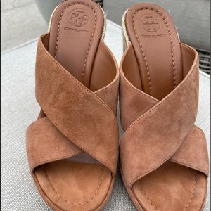 Tory Burch brand new wedges. Never worn